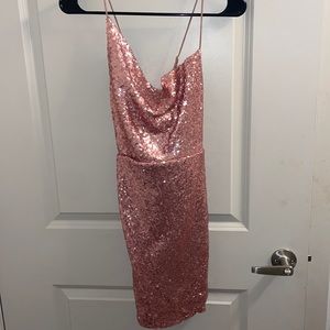 Worn once, size small sequined party dress from Hello Molly!